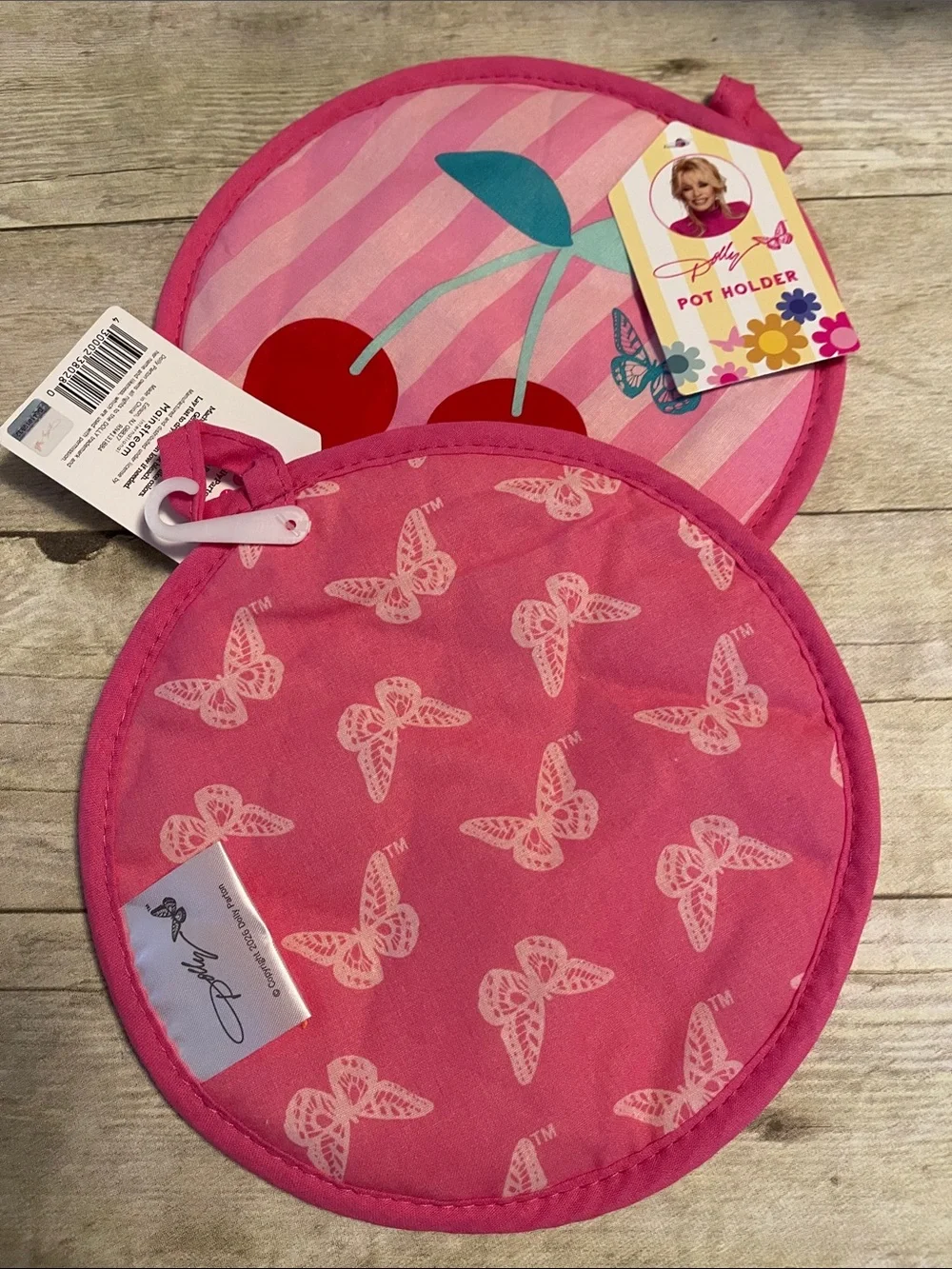 Bundle of 7 Cherries Kitchen Decor, Bag Holder, Dish Drying Mat & More